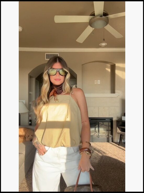 Oversized Retro Aviator Sunglasses Plastic Frame UV Protection